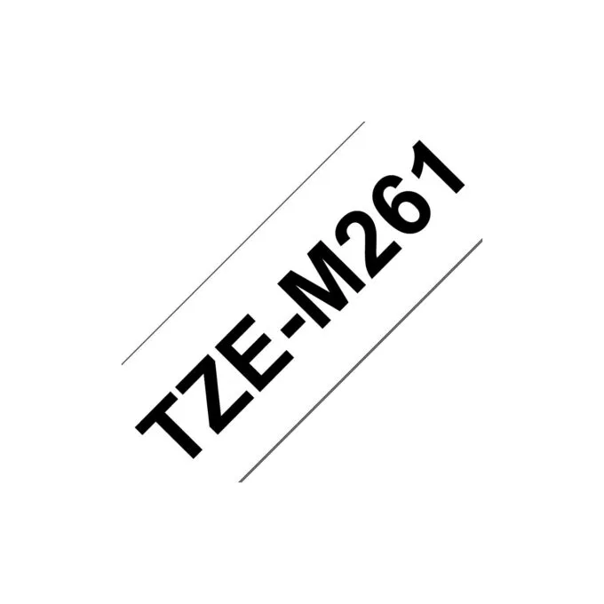 BROTHER TZeM261 tape black on white surface 36mm — image 1