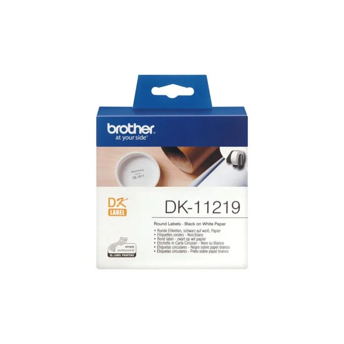 Brother Versandetiketten DK-11219 (1.200 St.), wei 12 mm — image 2