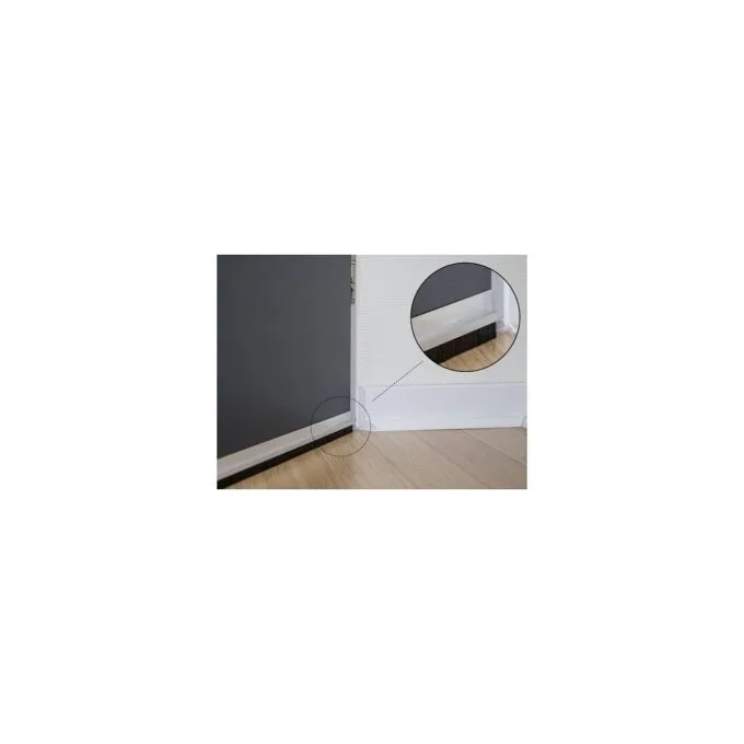Bürstenstreifen 40 mm mit Alu-Profil gerade - Länge 1 m — image 3