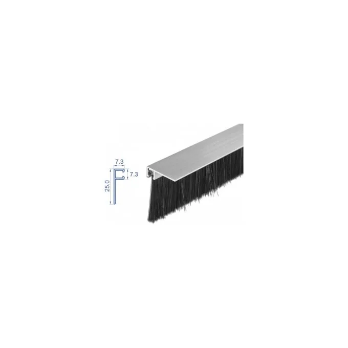 Bürstenstreifen 40 mm mit Alu-Profil gewinkelt - Länge 1 m — image 6