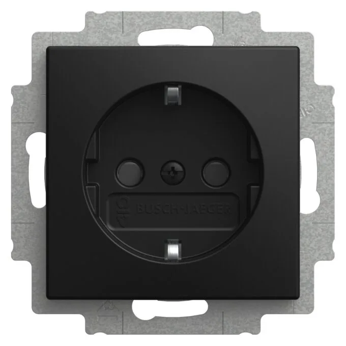 BUSCH JAEGER BJ 20 EUCB-915 SCHUKO® Steckdosen-Einsatz Safety+ Busch-balance® SI — image 1
