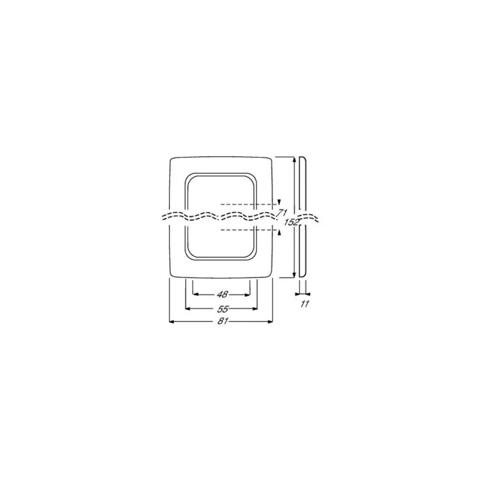 BUSCH JAEGER BJ 2512-214K-102 Rahmen 2f linear 102 Reflex SI alpinweiß — image 2