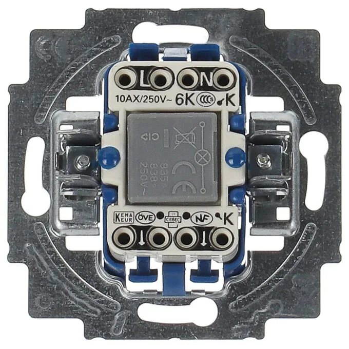 BUSCH JAEGER Einsatz - Wippkontrollschalter - UP Glimmlampe — image 4