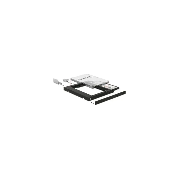 Caddy Slim SATA 5.25? Einbaurahmen (10 mm) für 1 x 2.5? SATA HDD bis 9.5 mm — image 1
