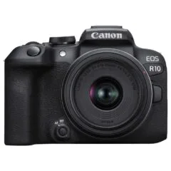 Canon EOS R10 Black Digital Camera + RF-S 18-45mm F4.5-6.3 IS STM lens