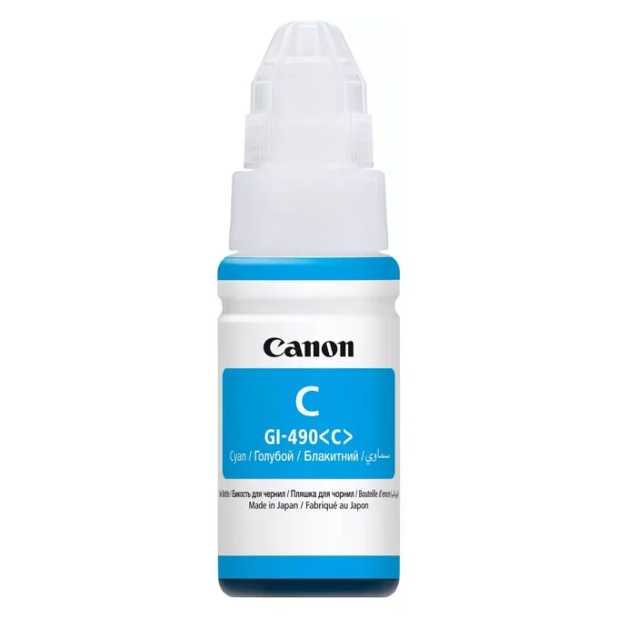 CANON INK GI-490 cyan Tinte Flasche — image 1