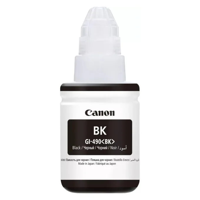 CANON INK GI-490 schwarze Tinte Flasche — image 1