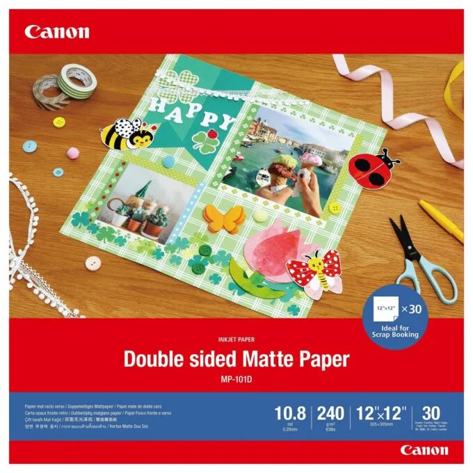 Canon Papier - MP-101D - 4076C007 - 240g m2 - 304.8 x 304.8mm - 30Blatt — image 1