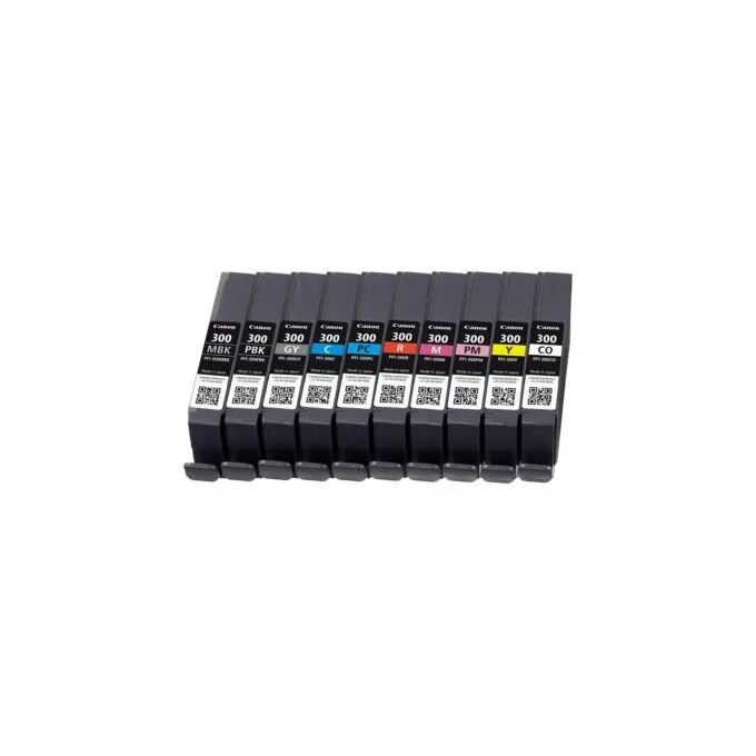 CANON PFI-300 10 ink Multi Pack MBK PBK C M Y PC PM R GY CO — image 3