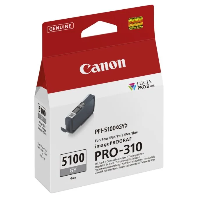 CANON PFI-5100 SERIES Grey ink tank — image 2
