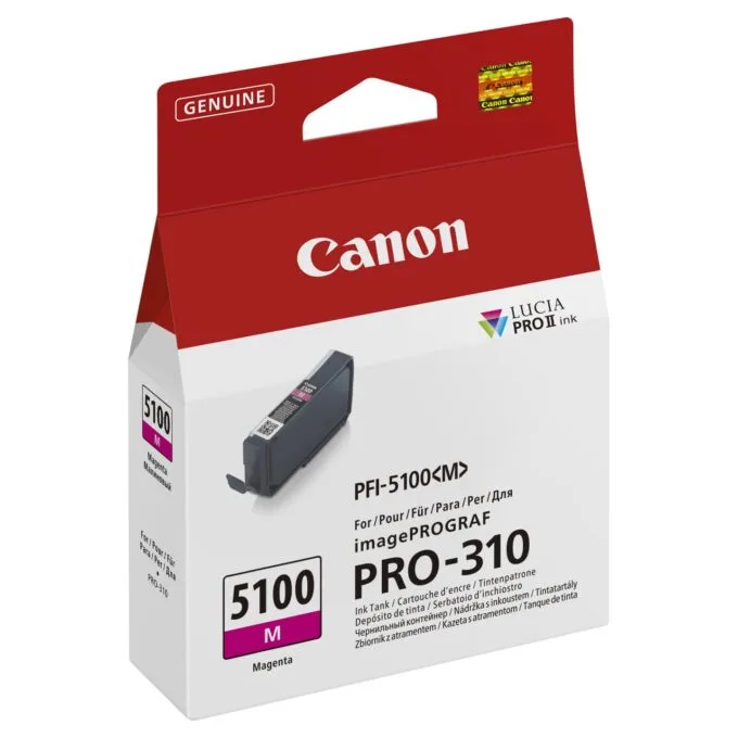 CANON PFI-5100 SERIES Magenta ink tank — image 2