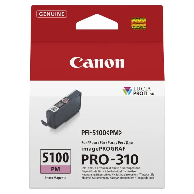 CANON PFI-5100 SERIES Photo Magenta ink tank — image 1