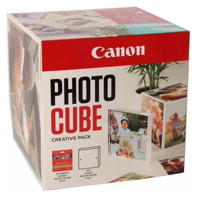CANON Photo Cube Creative + PP-201 inkl.Fotopapier 40Bl. glossy blau — image 1