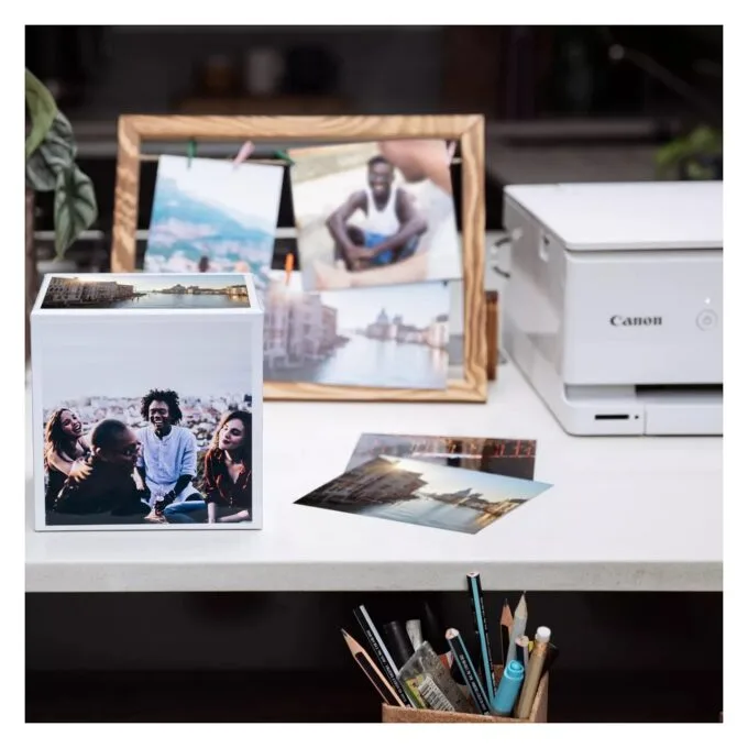 Canon PP-201 13x13 cm Photo Cube Creative Pack White Green 40 Bl. — image 7