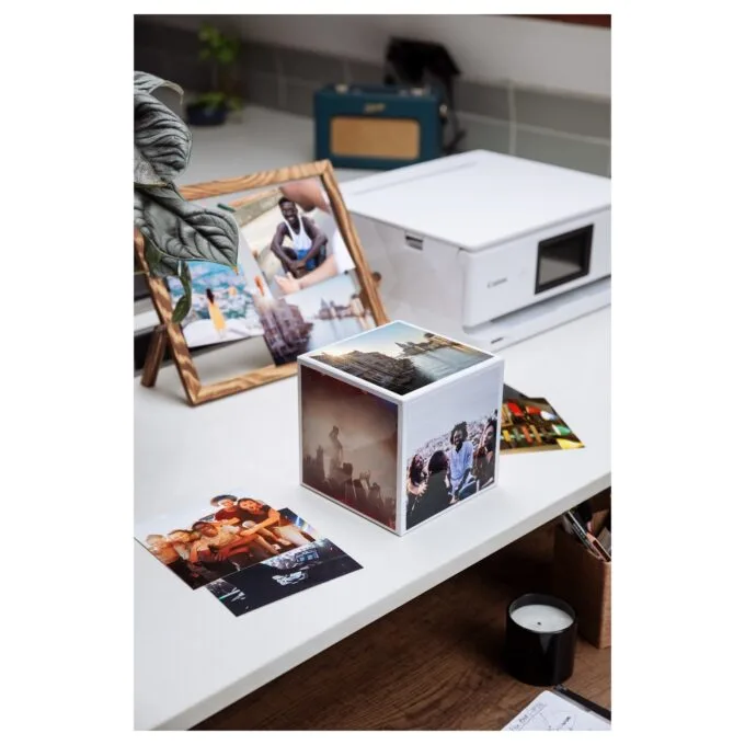Canon PP-201 13x13 cm Photo Cube Creative Pack White Green 40 Bl. — image 8