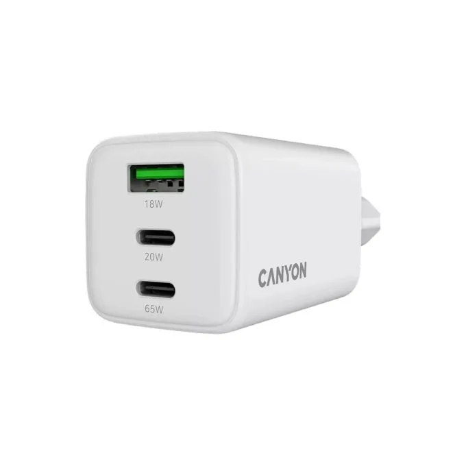 Canyon Charger CU65ACC GaN 65W 2xPD 1xQC EU white — image 5