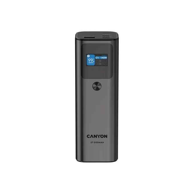 Canyon PB-2010 Powerbank 27.000 mAh PD140W dark grey — image 1