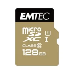 CARD Emtec m128GB UHS-I U1 EliteGold + Adapter