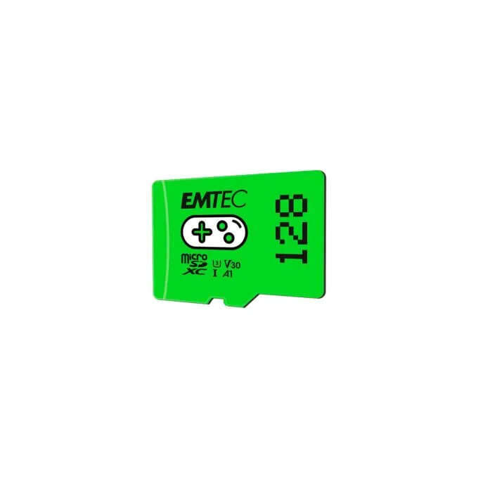 CARD Emtec m128GB UHS-I U3 V30 A1 Gaming Green — image 2