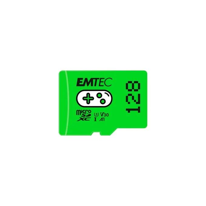 CARD Emtec m128GB UHS-I U3 V30 A1 Gaming Green — image 1