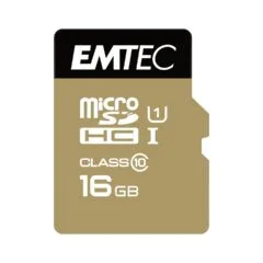 CARD Emtec m16GB UHS-I U1 EliteGold + Adapter