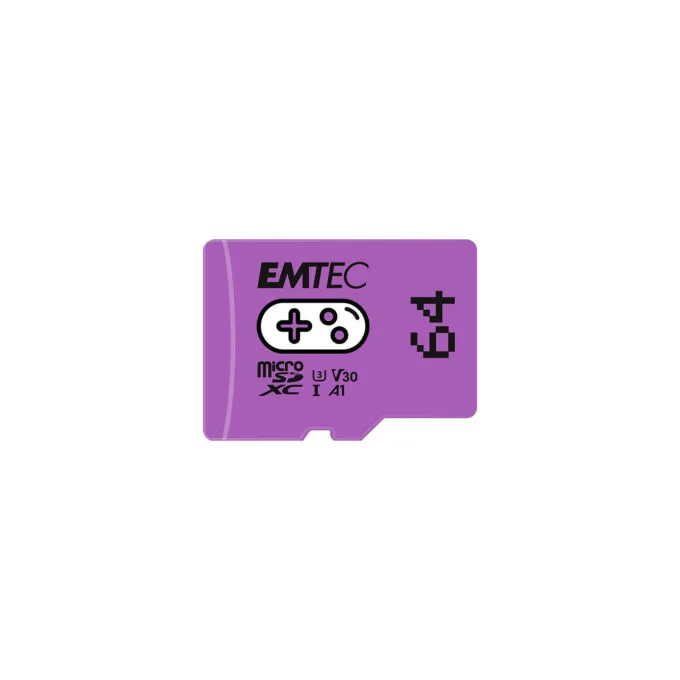 CARD Emtec m64GB UHS-I U3 V30 A1 Gaming Purple — image 1