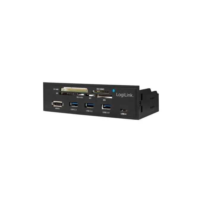 CardReader LogiLink 5.25' Multifunction Front Panel - Kartenleser - USB 3.0 — image 1