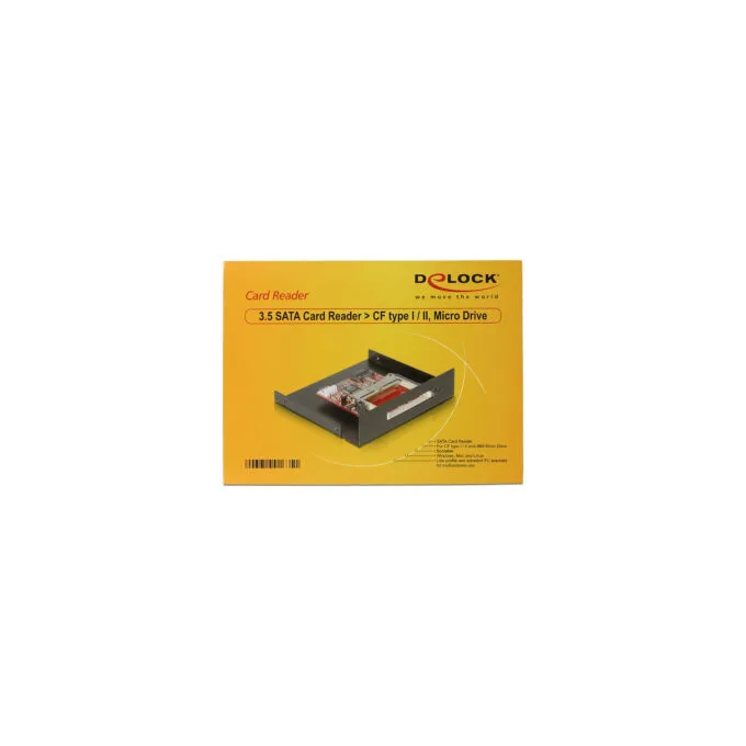 CardReader SATA Delock 8cm (3.5') zu CFI II — image 3