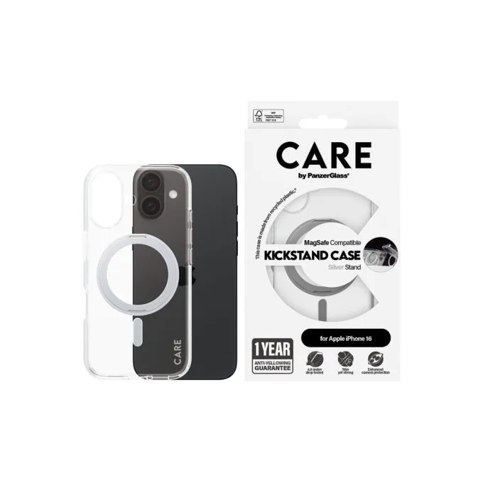 CARE Case Feature Silver Kickstand MagSAFE iPhone 16 — image 2