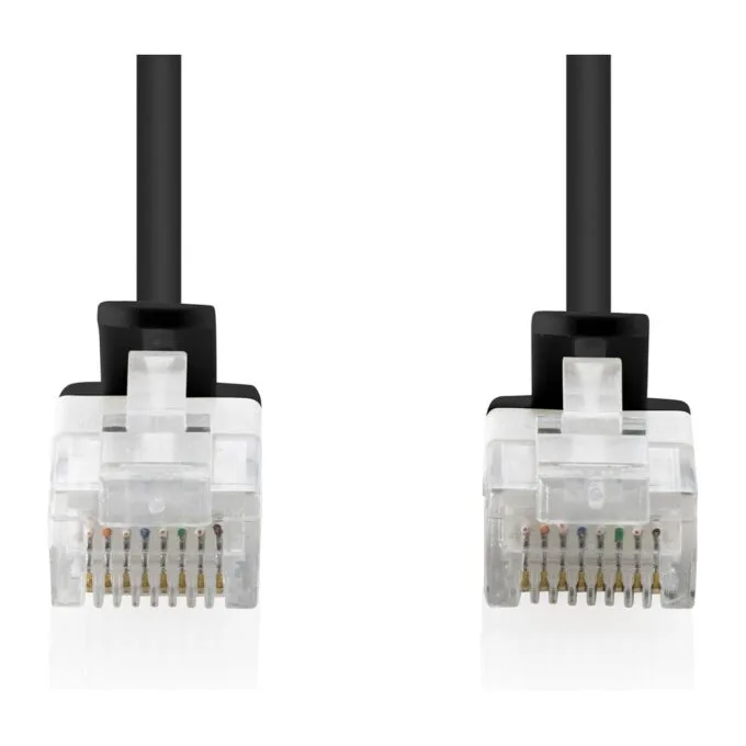 CAT 6 U-UTP Slim Patchkabel, 2 m, Schwarz — image 5