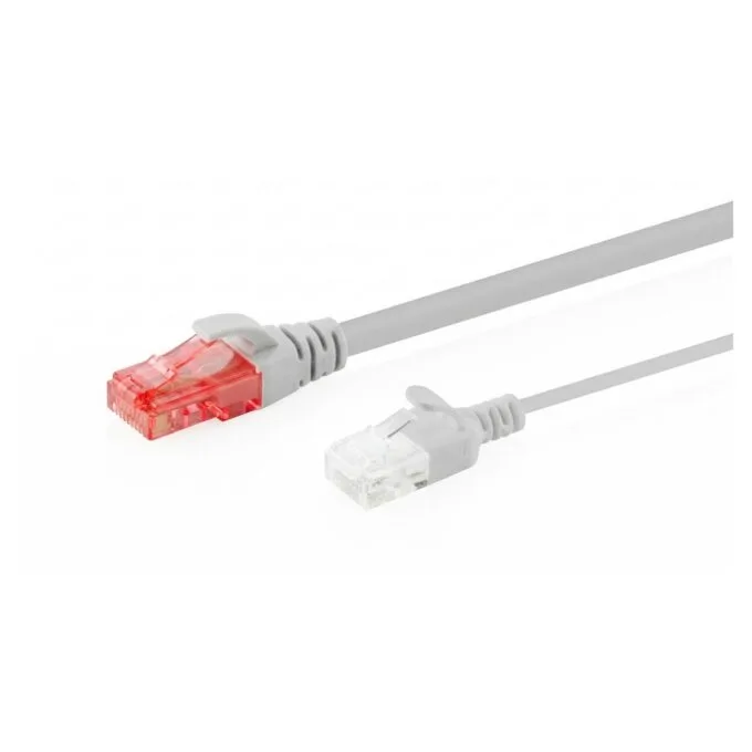 CAT 6 U-UTP Slim Patchkabel, 3 m, Grau — image 2