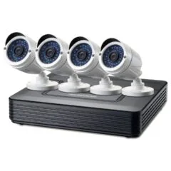 CCTV 8-Kanal Fix Out H.264 IR 4xCam inkl.