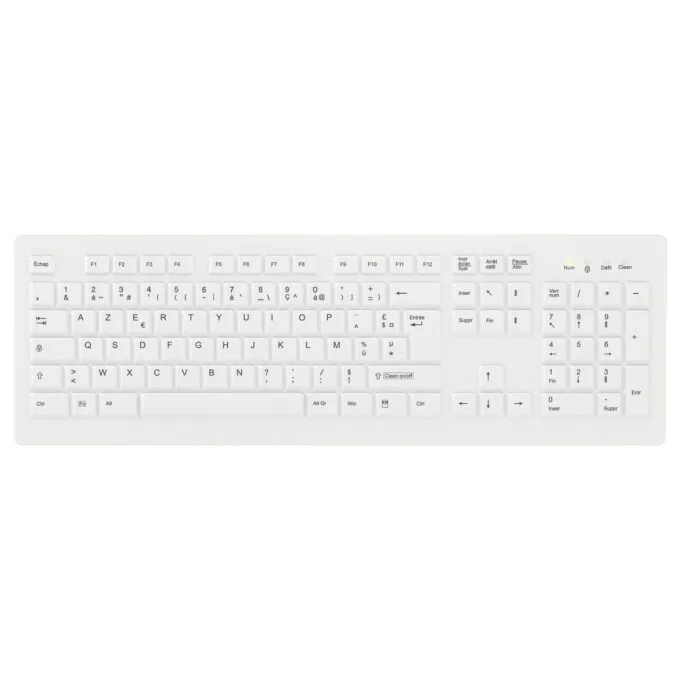 Cherry AK-C8100F-FU1-W FR - wischdesinfizierbar - weiß - französisch — image 1