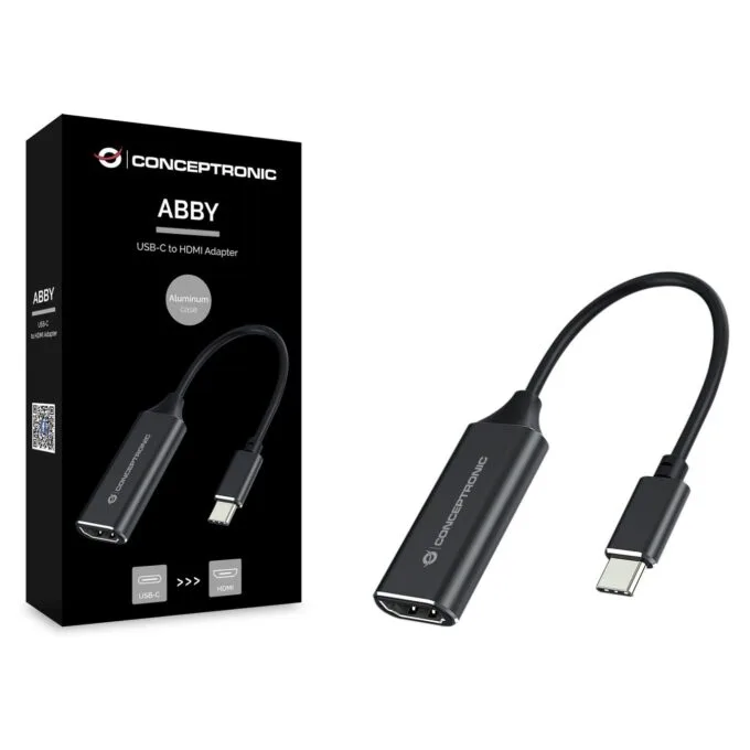 CONCEPTRONIC Adapter USB-C3.2- to HDMI1.4 4K 30Hz 0.15m sw — image 2