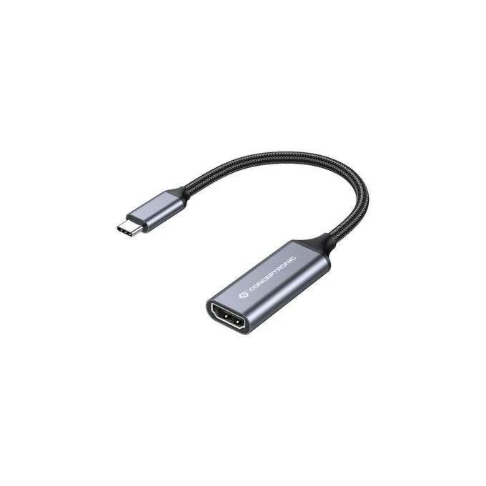 CONCEPTRONIC Adapter USB-C3.2- to HDMI2.0 4K 60Hz 0.18m sw — image 1