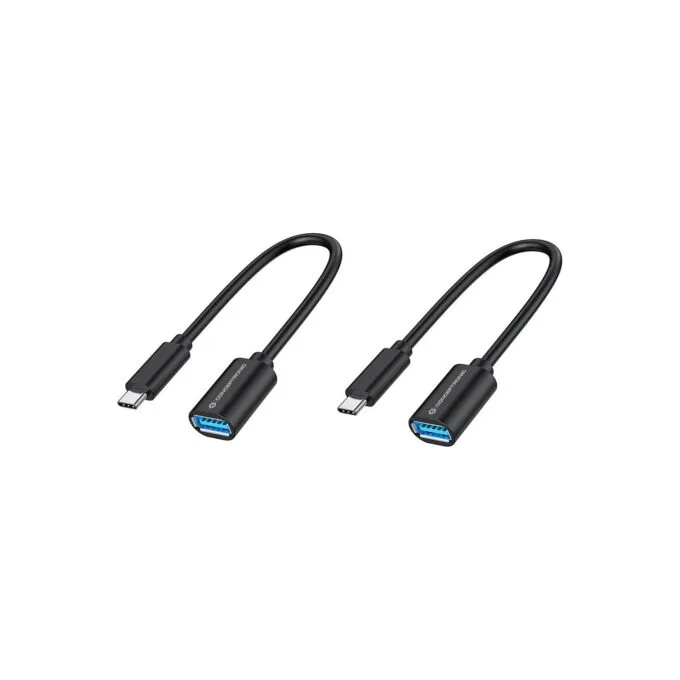 CONCEPTRONIC Adapter USB-C3.2- to USB-A3.0 2Stk 5Gbs 0.20m gr — image 1