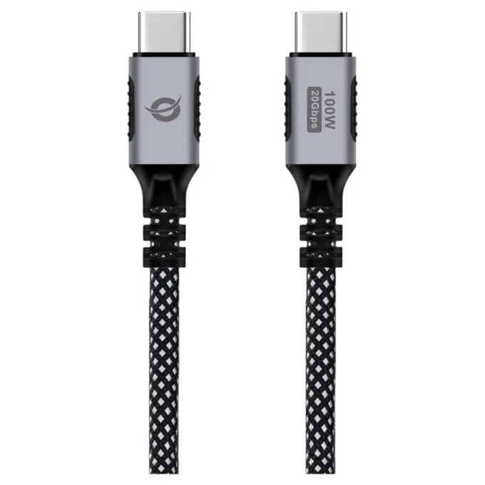 CONCEPTRONIC Kabel USB-C3.2- to C 100W PD3.0 20Gbs 2.00m sw — image 1