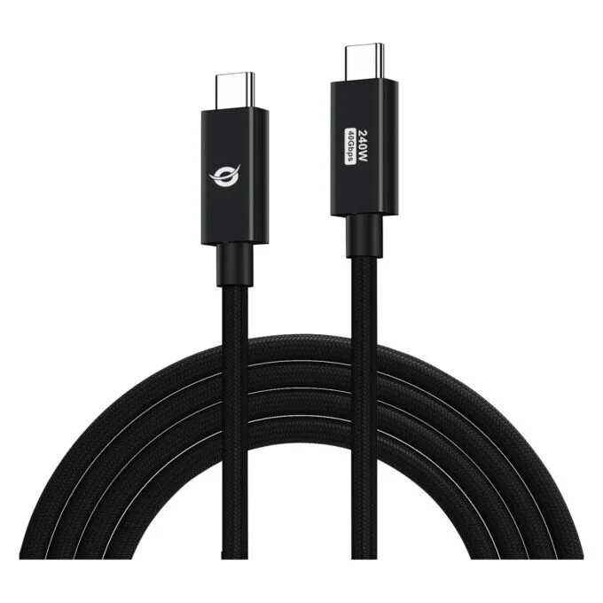 CONCEPTRONIC Kabel USB-C4.0- to C 240W PD3.1 40Gbs 2.00m sw — image 2