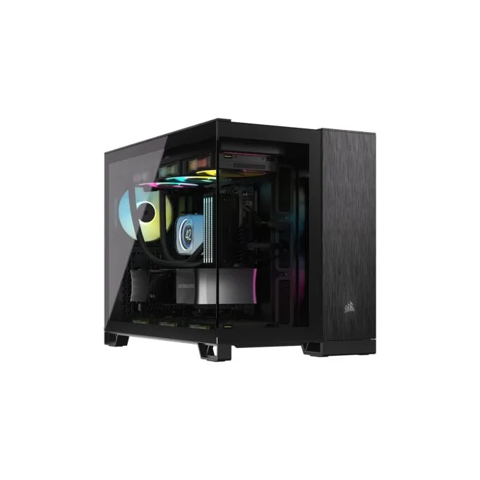 CORSAIR mATX 2500X (Tempered Glass) Black Obsidian Alu — image 1