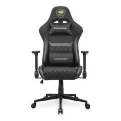 COUGAR Armor One V2 Gold F - Gaming Chair - Woven Fabric/Black - 4D Armrests - 90-155° Recline - 120 kg Capacity
