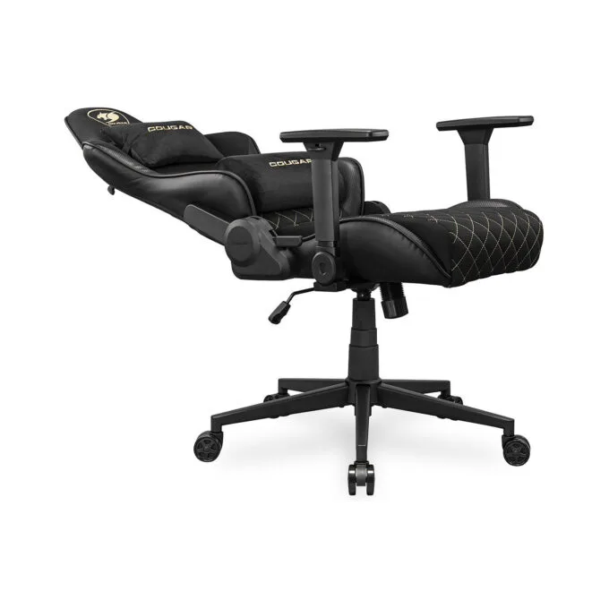 COUGAR Armor One V2 Gold F - Gaming Chair - Woven Fabric/Black - 4D Armrests - 90-155° Recline - 120 kg Capacity — image 8