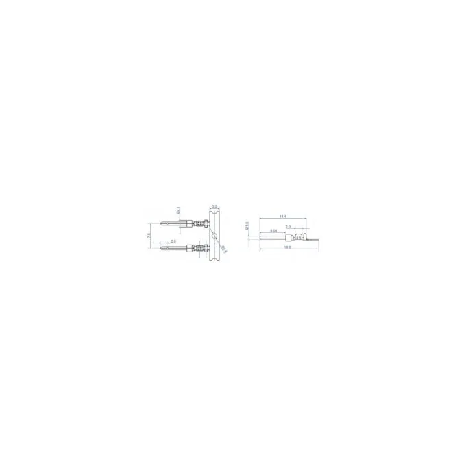 Crimp-Kontakte für D-Sub Crimp Stecker 40 Stück — image 2