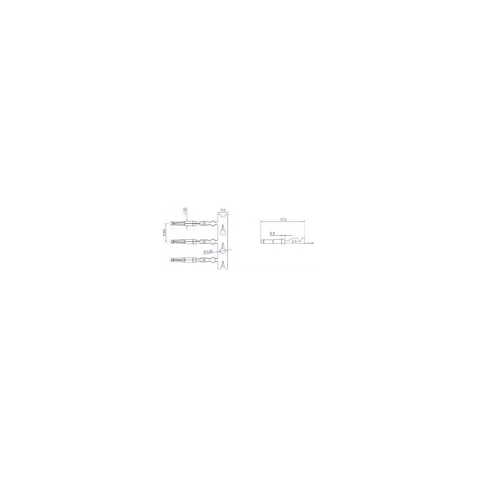 Crimp-Kontakte für D-Sub HD Crimp Buchse 40 Stück — image 2