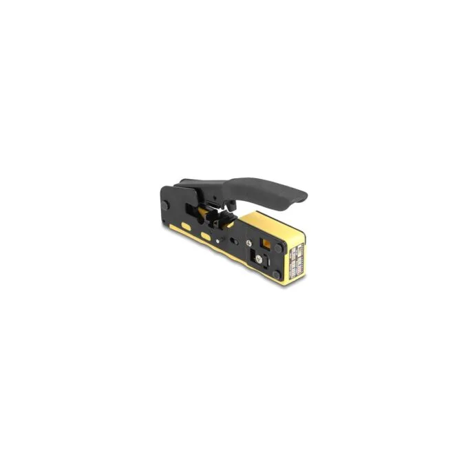 Crimpzange für 6P 8P RJ45 RJ11 Stecker Cat. 5 6 7 mit Klinge und Abisolierer — image 2