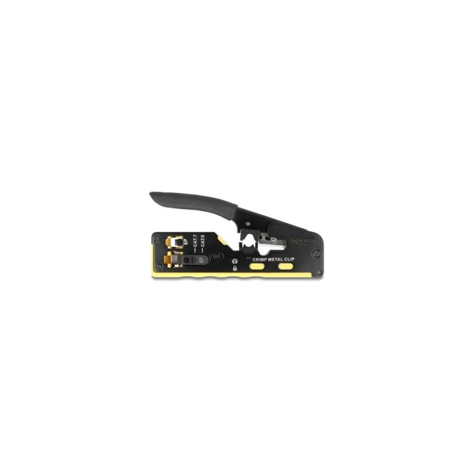 Crimpzange für 6P 8P RJ45 RJ11 Stecker Cat. 5 6 7 mit Klinge und Abisolierer — image 4