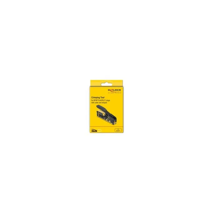 Crimpzange für 6P 8P RJ45 RJ11 Stecker Cat. 5 6 7 mit Klinge und Abisolierer — image 5