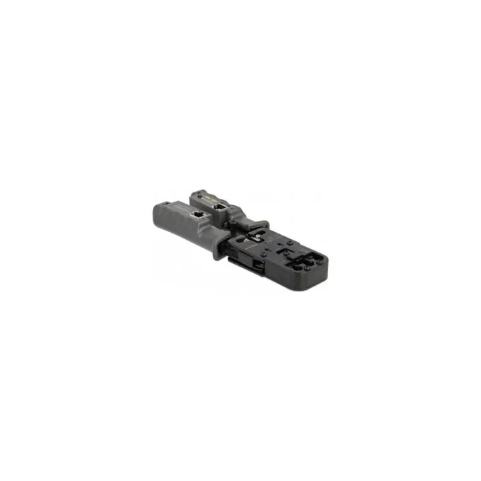 Crimpzange mit Abisolierer und Netzwerktester für 8P (RJ45). 6P (RJ12 11). 6P DEC oder 4P (RJ10) Stecker — image 1