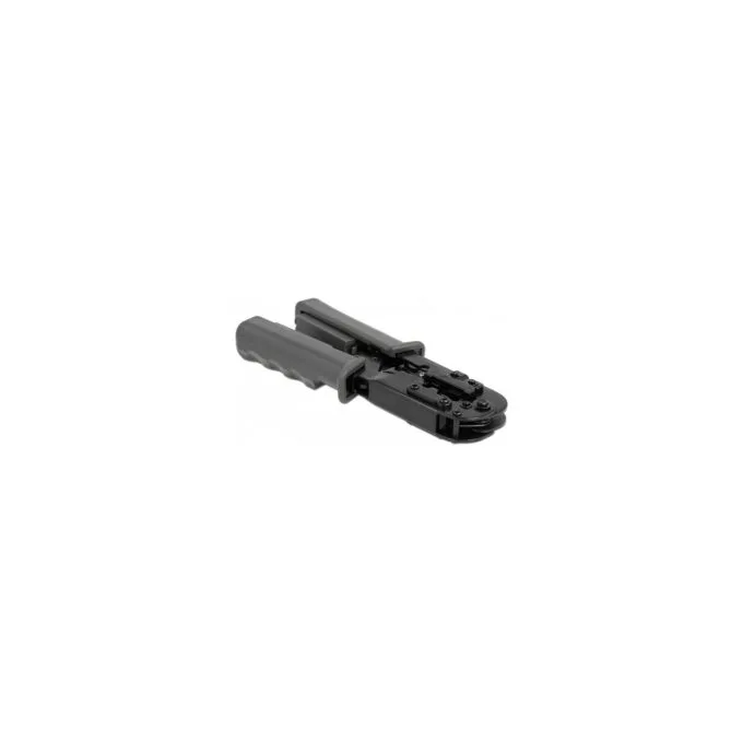 Crimpzange mit Abisolierer und Netzwerktester für 8P (RJ45). 6P (RJ12 11) oder 4P (RJ10) Stecker — image 2