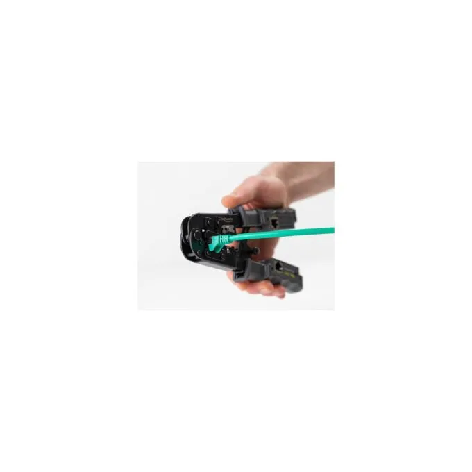 Crimpzange mit Abisolierer und Netzwerktester für 8P (RJ45). 6P (RJ12 11) oder 4P (RJ10) Stecker — image 5
