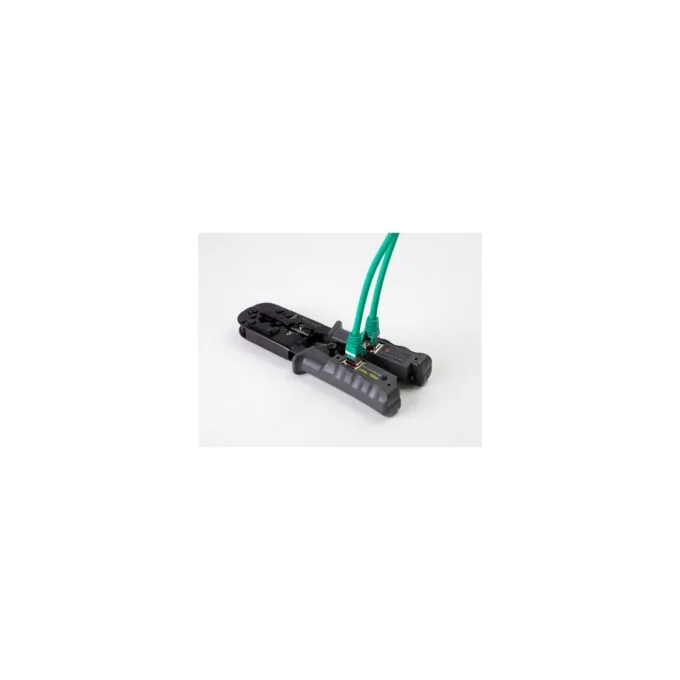 Crimpzange mit Abisolierer und Netzwerktester für 8P (RJ45). 6P (RJ12 11) oder 4P (RJ10) Stecker — image 7